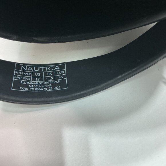 Nautica Mens River Edge Slip-On Clogs Size 12 Black - Picture 5 of 8